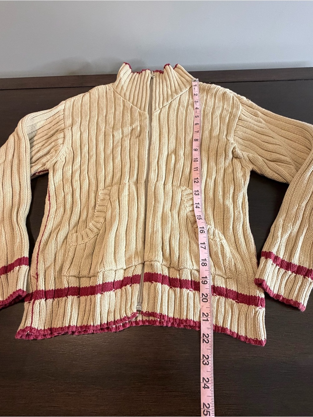 Jacadi Cream Ribbed Zip Jacket - Picture 4 of 10
